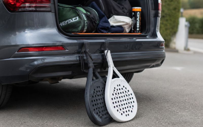 Pack Ocio — raquetas y material deportivo en el maletero